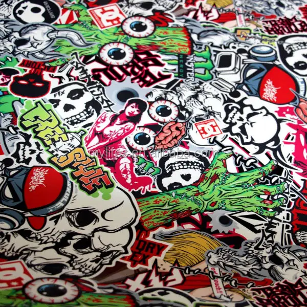 Stickerbomb Stickers Graffiti Art Vinyl Decal Graphics 1.5x30m Sticker