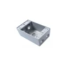 USA standard 5 outlet holes 3/4"hole 15.8 cubic inch wall socket square standard junction box sizes (1B75-5X)