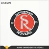 Brand name letter logos embroidery patch custom