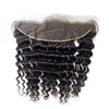 Super Fine HD Swiss 13*4 Hair Extensions Lace Frontal Closure Curly Deep Curly Cuticle Aligned Virgin Human,Thin Skin Closure