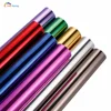 PVC high flexible color chrome car wrap film with air release channel