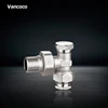 Vancoco YK219- J nickel plated 2 way radiator valve heating