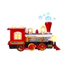 Steam Train Locomotive Engine Car Bubble Blowing Bump And Go Car Bubble