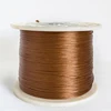 Flat wire with paper conductor material for generator produced from raw copper