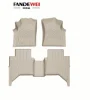 Eco-friendly 3D tpv unique car foot mats and trunk mats for GMC