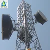 60m 4 Four Legged Lattice Angular Steel Fast Installing Wireless Communication Tower