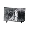 Personalized Photo Stone Rock Slate Plaque Picture Frame for sublimation blank