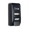 Wholesale black color hanging refillable or dispeosable visible window hand sanitizer alcohol foam soap dispenser