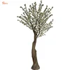 Decorative artificial white peach blossom flower tree for office museum restaurant
