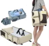Foldable baby travel bed bag out portable portable maternal and child package multi-function large capacity Mummy bag
