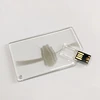 Unique Super Quality Usb Card Wafer Custom Logo Credit Card Usb Flash Drive reverse Transparent acrylic card usb disk