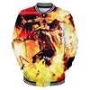 One Piece Ace 3D Funny Baseball Jackets Anime Print Luffy Women/Men Jackets Sweatshirt Japanese Cartoon Coats Oversize Clothes