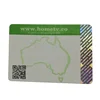 High quality fiber embossing gold foil wine label with hologram