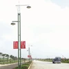 Best sell hot galvanized street led high mast lamp pole