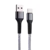 October Promotion Soft Nylon Braided Aluminum Alloy 3A Fast Charger Cable USB Type C