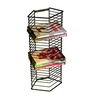 Counter Multi-layer Stand Wire Storage Book Organizer Metal Cd Rack
