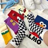 case grain sesame street socks 3d animal cute cartoon tube sock fashion socks women