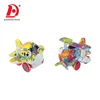 HUADA 2019 2PCS Cute Mini Metal Alloy Model Plane Small Plastic Friction Power Scrawl Airplane Toy for Kids