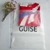 slide zip lock packaging clear plastic bag with own logo for clothes