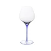 lead-free crystal glass Burgundy Bordeaux wine glass Blue stem party wedding gift glass stemware Long stem wine glasses
