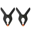 Free Ship 2PCS DIY tool 6 inch black plastic nylon spring clip for DIY lighting photography, woodworking,photo background