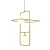 Cheap price for exporting Nordic simple G9 creative peosonality glass ball hanging light gold pendant light modern