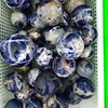 wholesale natural blue lines crystal ball , crystal sphere for fengshui or decoration or sale