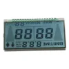 18 pin monochrome display panel mount 4 digit digital alphanumeric 7 segment small display lcd for traffic light clock circuit