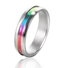 Individual European and American fashion jewelry plated color design men and women 316L stainless steel ring