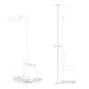 Multi-function Touch Switch USB Charging LED Desk Lamp with Phone Holder & Pen Holder