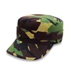 Made in China Guangzhou wholesale flat top camo military cadet cap for mens