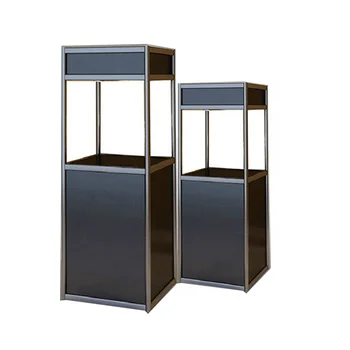 Cheap Delicate Black Trophy Display Showcase Cabinet For Products