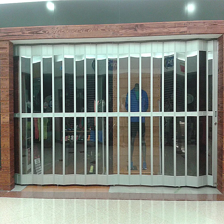 Chinese Supplier Plastic Internal Folding Doors Polycarbonate