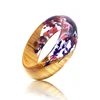 YK Creative Dried Flower Bracelet Magic Axis Rosewood Wood Resin Bracelet
