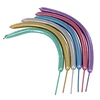 chrome metal long shaped balloon modelling latex balloon