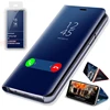 360 Mirror Flip Case for Samsung Galaxy S6 S7 S8 Plus Edge Case Coque Cover For Samsung S8 S9 Plus Note 8 9 S10 Plus Case