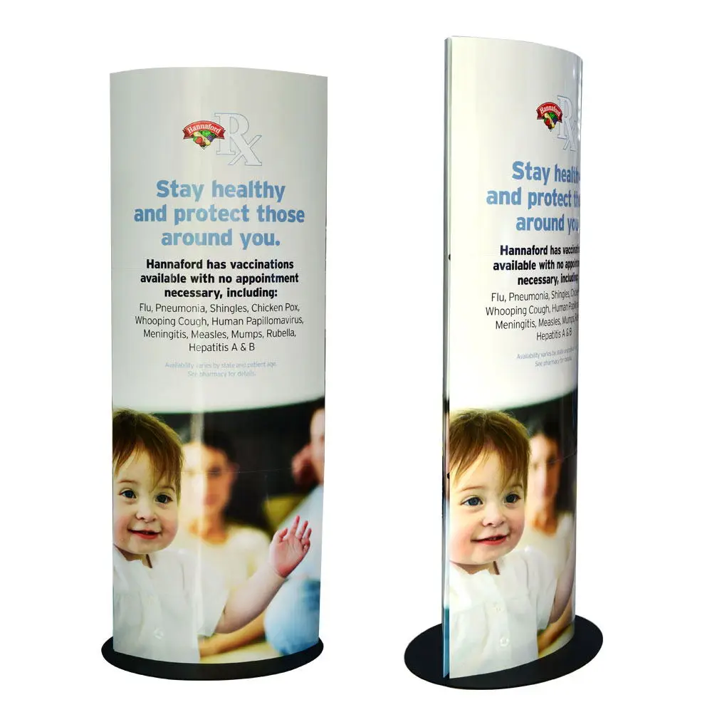 Custom Printing Foldable Cardboard Carton Totem Display Standee