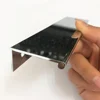 Kitchen cabinet hardware 76mm 127mm Aluminium profile pull chrome plate edge handle