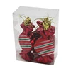 Wholesale Glitter Colored Candy Christmas Decoration Plastic Christmas Tree Candy Ornaments Decoration