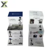 Business card size folded leaflet pocket catalogue for computer cart