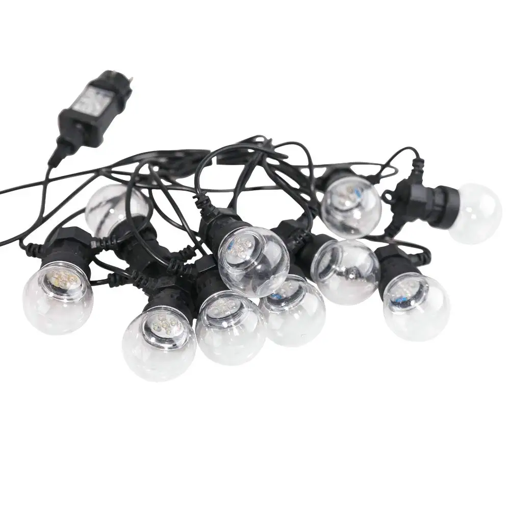 Hot Selling Enduring Clear Globe G50 String Lights Outside Led Christmas Decorative Lighting for Holiday Wedding Party