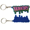 Plastic Panda Animal 3d Hockey Key Chain 2d Hexagon Shape With Letter C And Triangle Logo In The Middle Soft Pvc Keychain