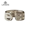 Handmade nail sand S990 silver ring single ring opening couples ring