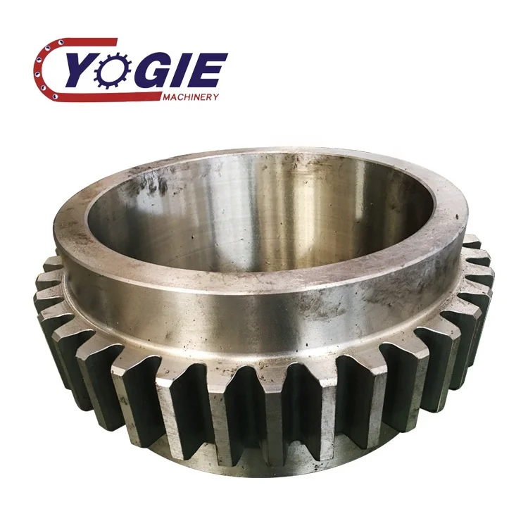 
large size 5-160 module custom forging alloy steel helical cylindrical gear 