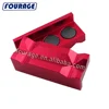 Multi-Purpose Magnetic Aluminum Vise Block Tools Jaw Clamp Inserts Pads, Black Jaw Covers for Holding AN Fitting Adapter