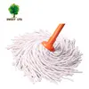 making by machine mop with wood mop stick