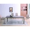 Telescopic dining room slide mechanism Extendable table
