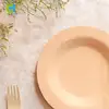100Pack Heat resistant Biodegradable Utensil Restaurant Rectangle Bamboo Disposable Tableware