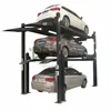 new design 4 Post Triple Stacker Parking Lift for 3 car