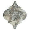 antique compact water jet mirror mosaic tile backsplash polished silver lantern shape decorative antique mirror